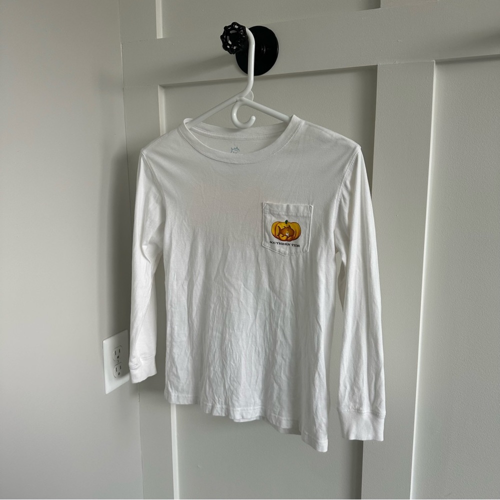 White Southern Tide Halloween T-shirt